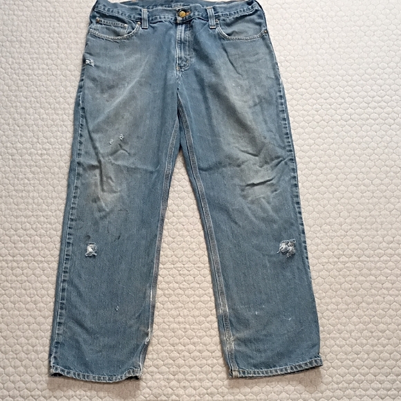Carhartt Other - Carhartt Men's 36x30 Relaxed Fit Jeans DISTRESSED - See Notes